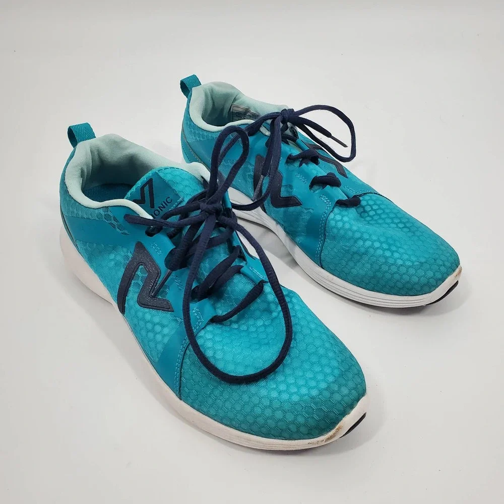Vionic Teal Athletic Sneakers with Navy Accents
